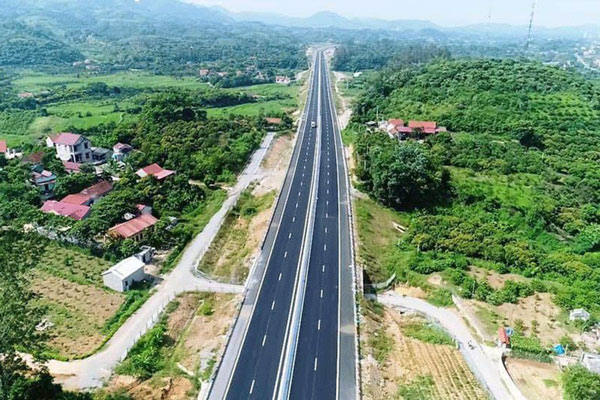 Cao tốc Hà Nội – Lạng Sơn gồm hai tuyến cao tốc Hà Nội – Bắc Giang và Bắc Giang – Lạng Sơn